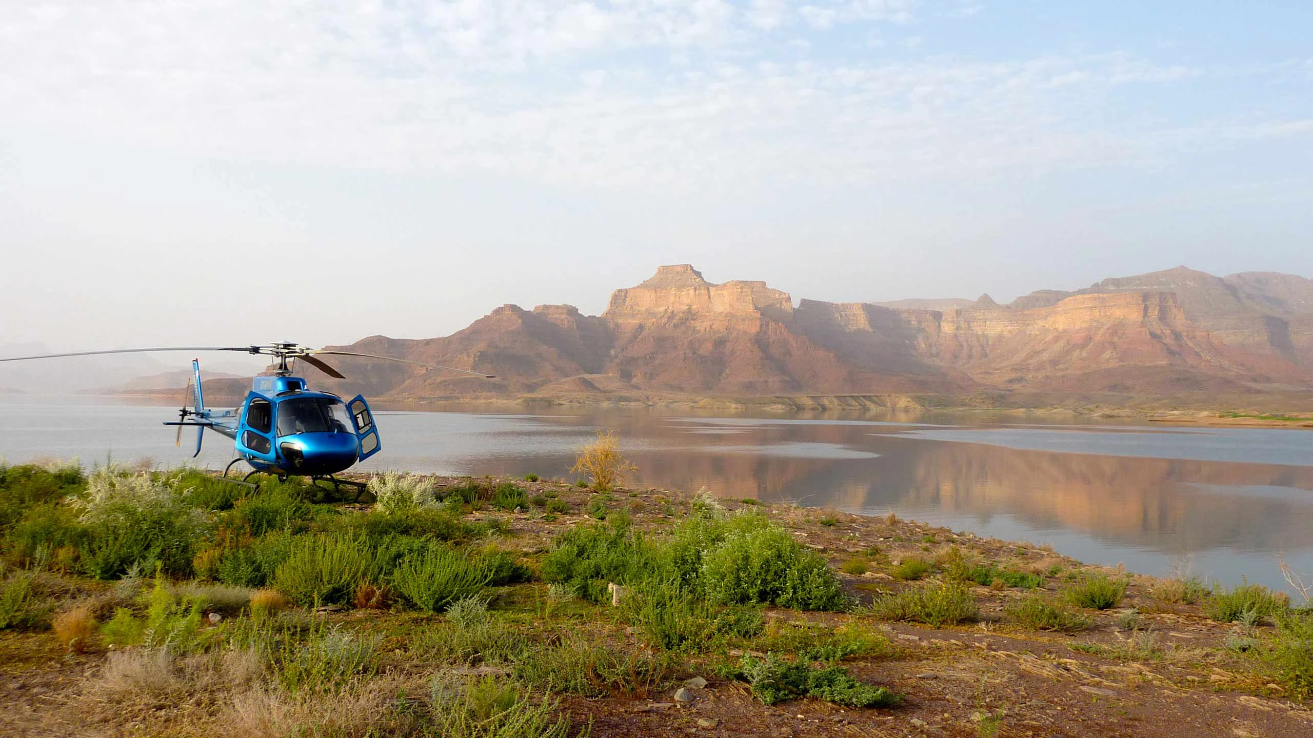 Exploring Ethiopia by helicopter