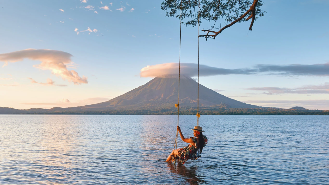 View of Ometepe Island in Nicaragua