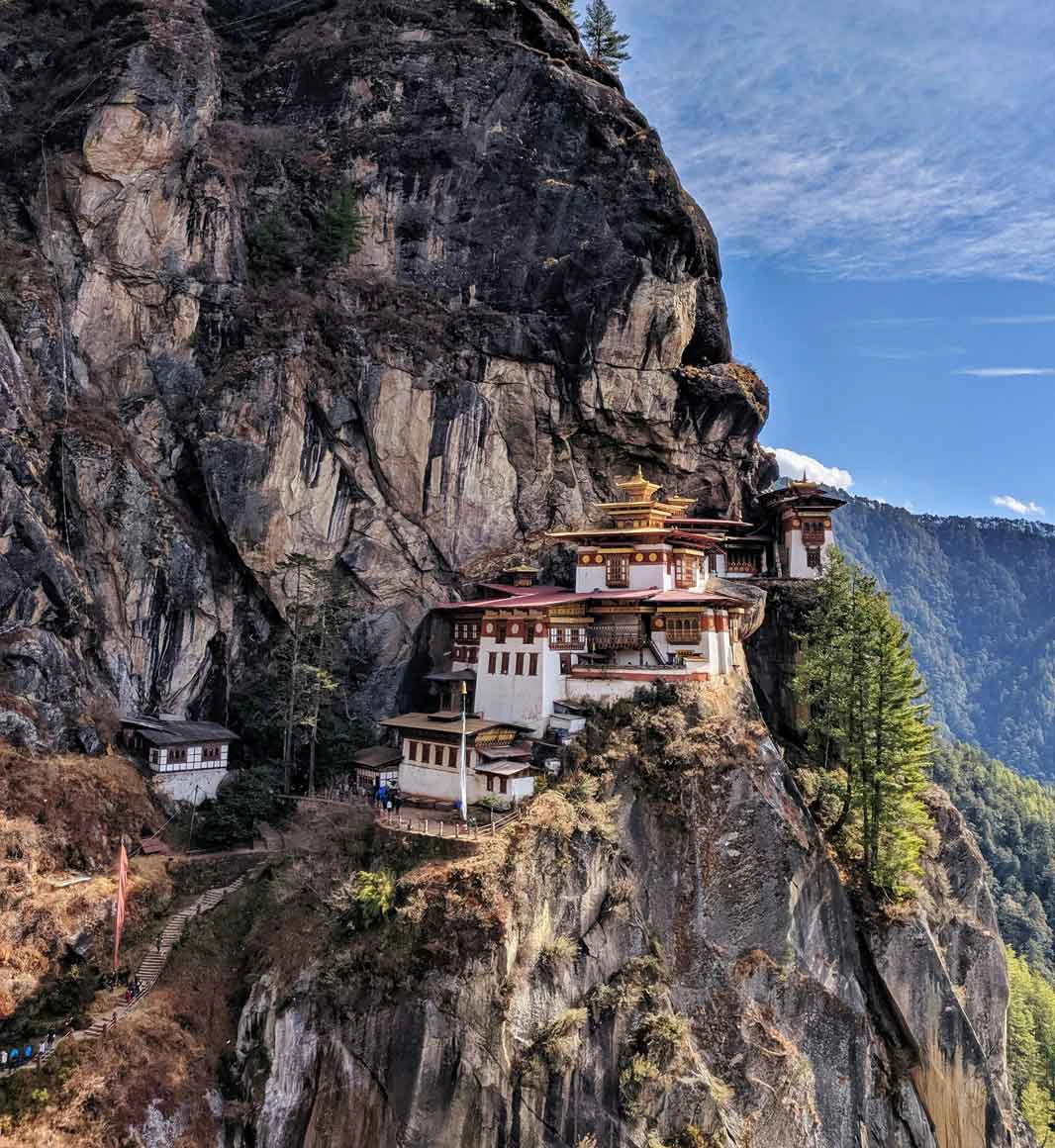 Hiking to Tiger's Nest Monastery in Bhutan