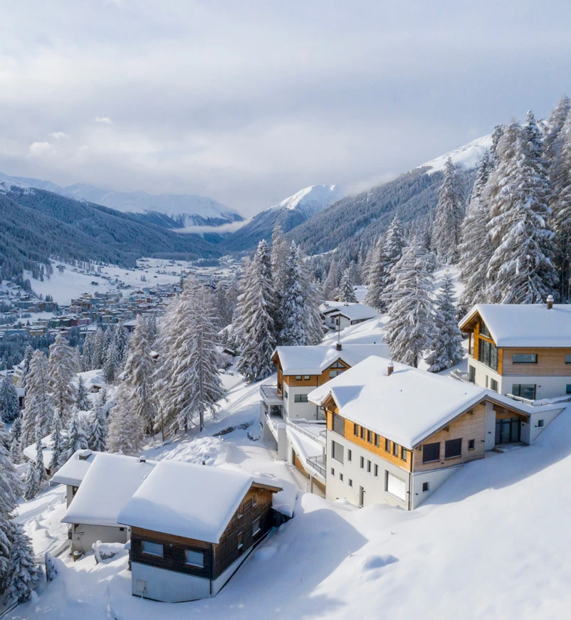 Luxury chalets in Davos rented by Leo Trippi