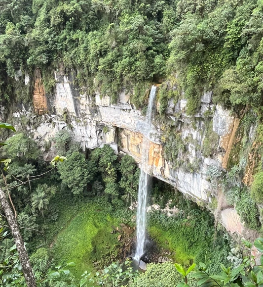 Yumbilla Falls in Peru