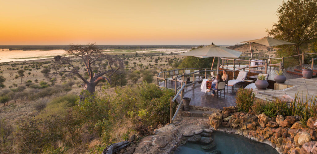 Botswana - Ngoma Lodge overlooking landscape