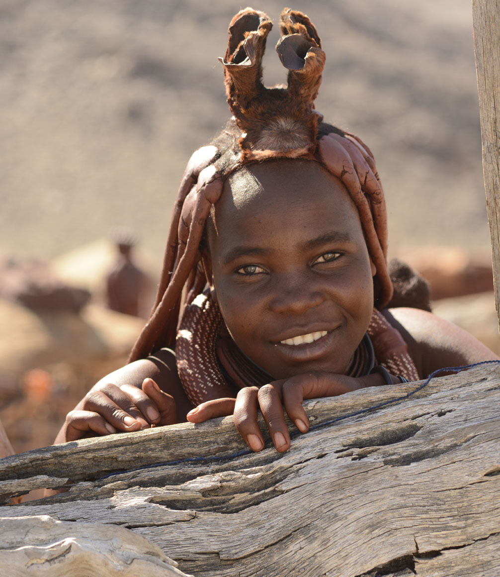 Ovahimba woman in northern namibia