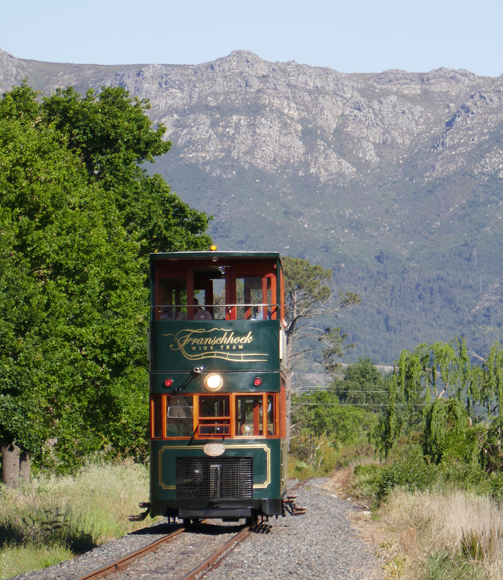 Wine Tram in Franschhoek South Africa