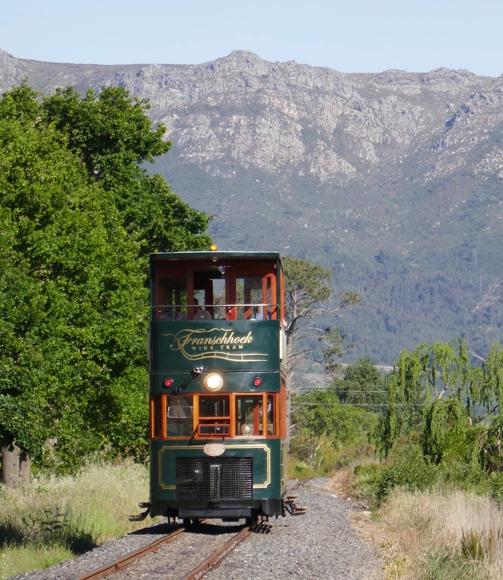 Wine Tram in Franschhoek South Africa