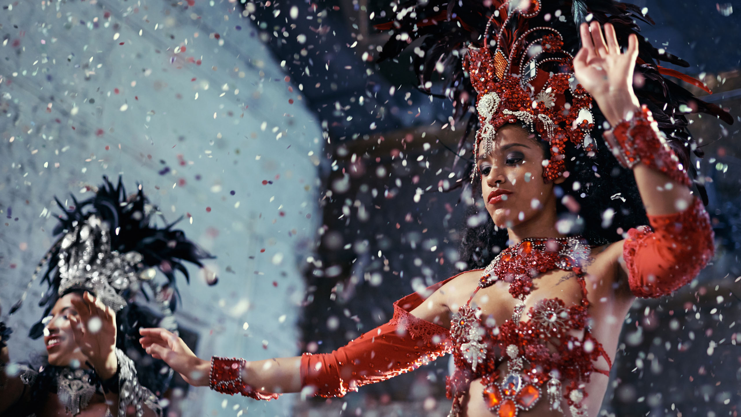 samba dancers at rio carnival