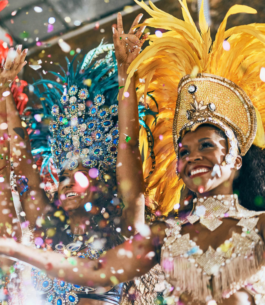 samba dancers at rio carnival