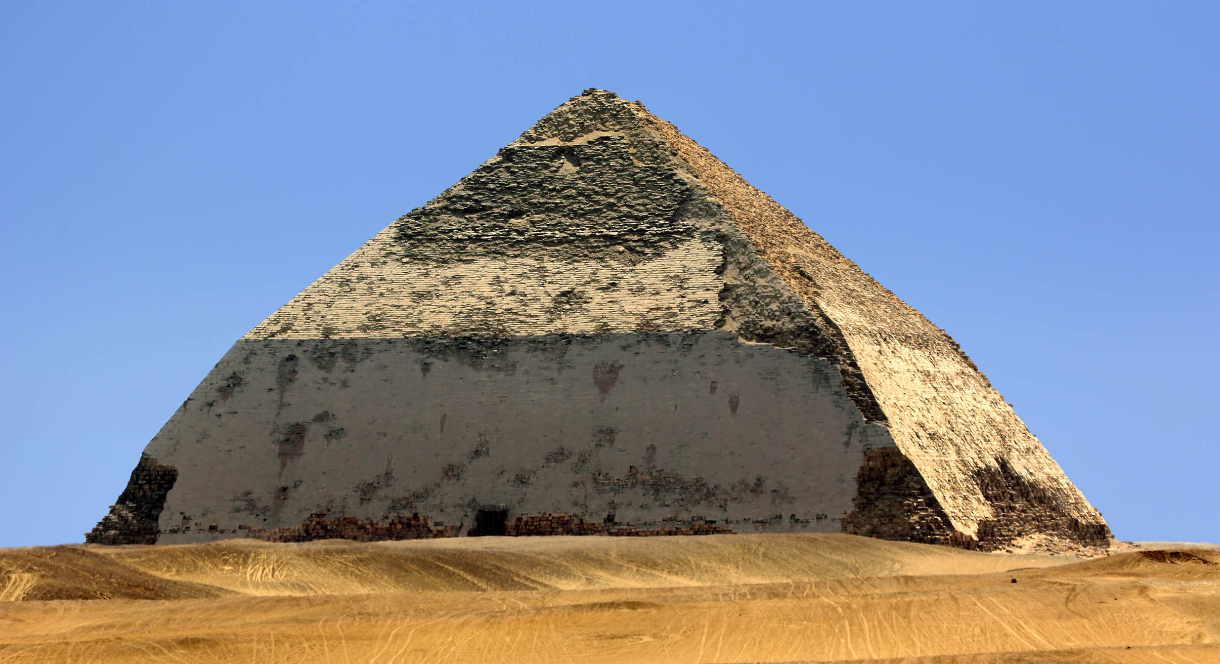 bent pyramid of dahshur egypt