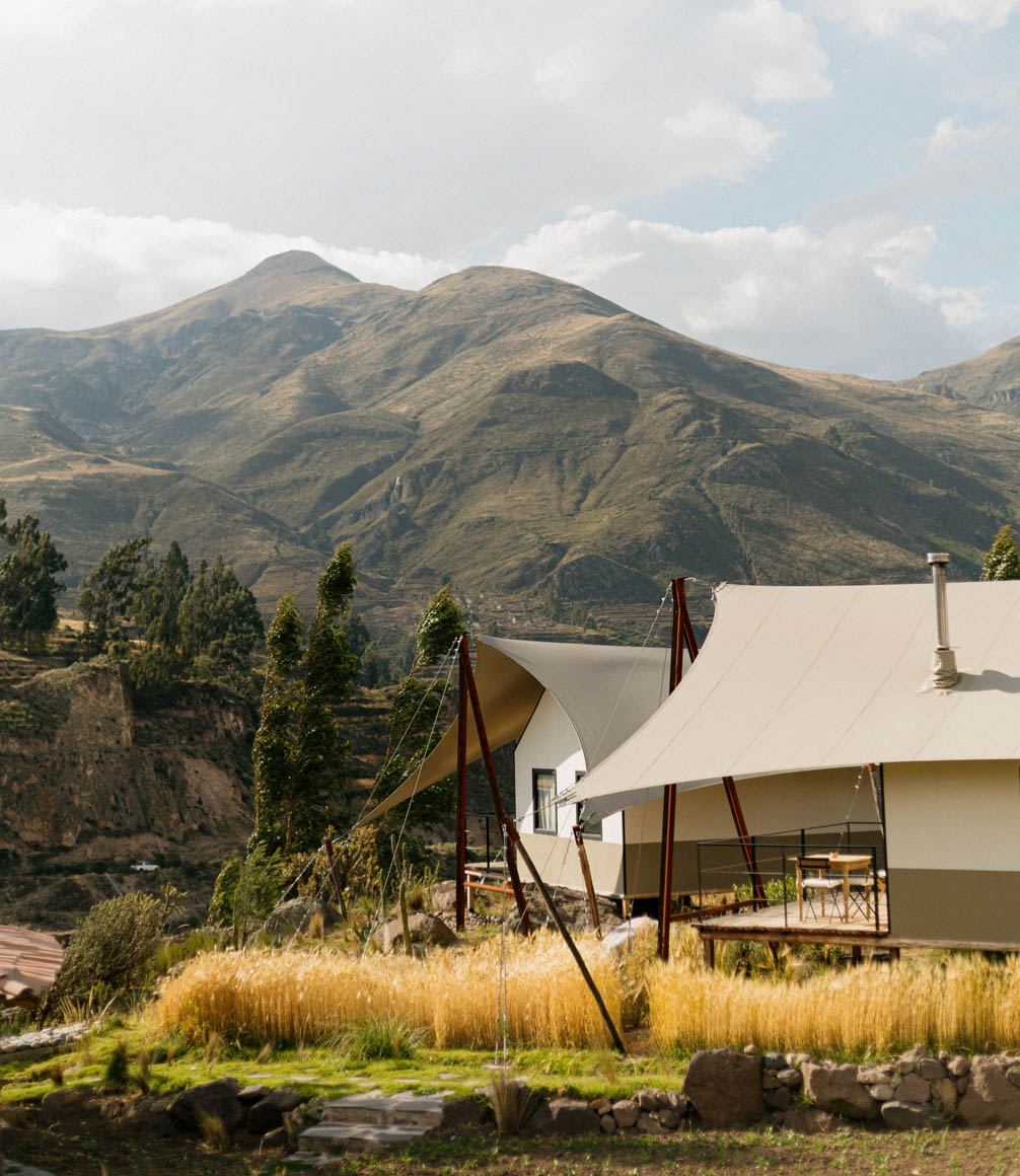 guest tents at puqio peru